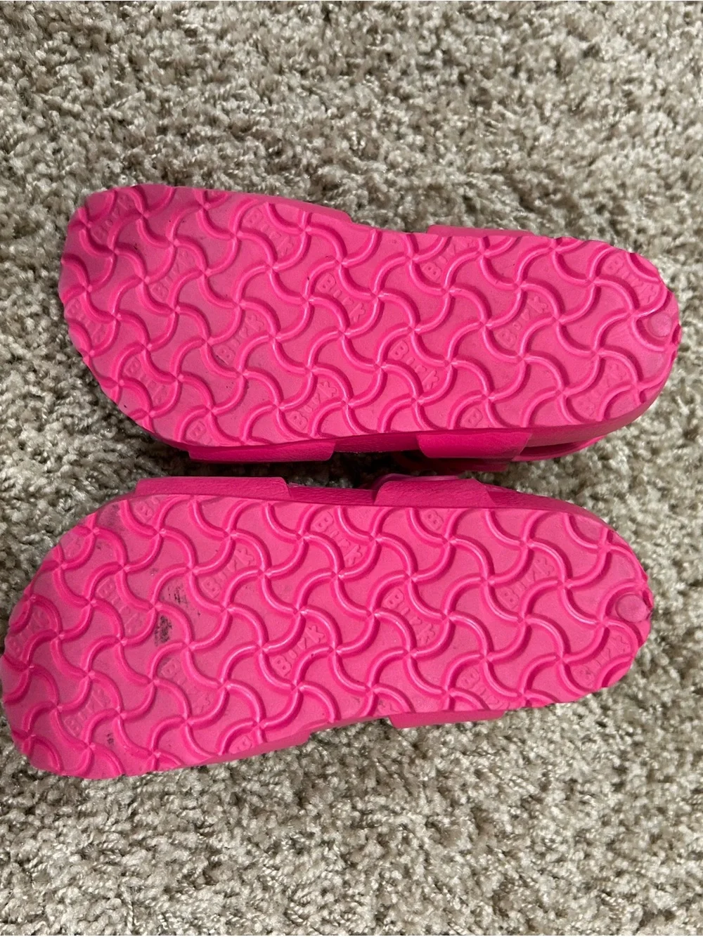 Kids Pink Adjustable Birkenstock Strap Sandals